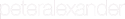 logo Peter Alexander
